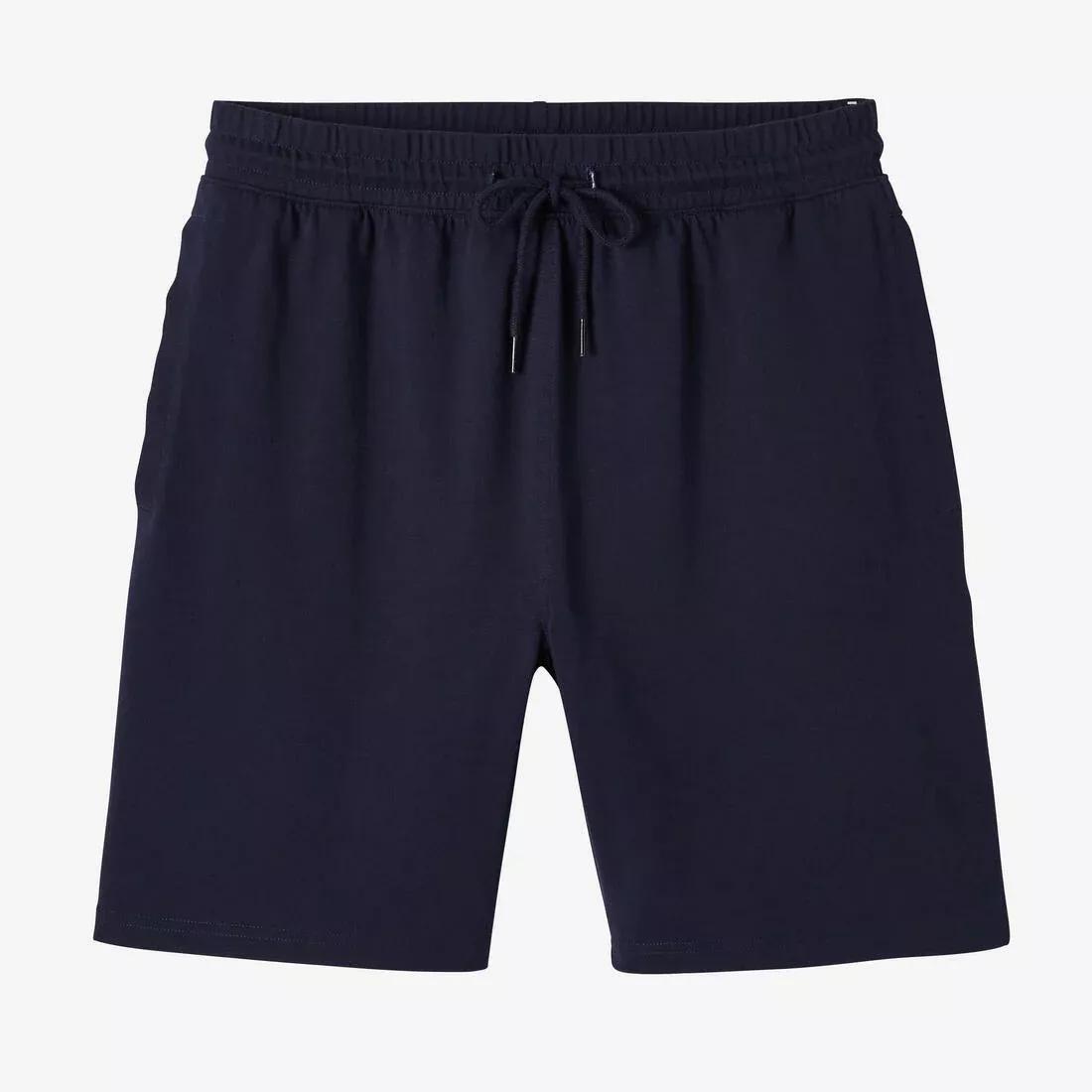 Mens Fitness Shorts - 500 Essentials, Beige, No Color, large image number 14