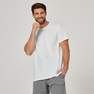 DOMYOS - Mens Fitness T-Shirt - Sportee 100, White