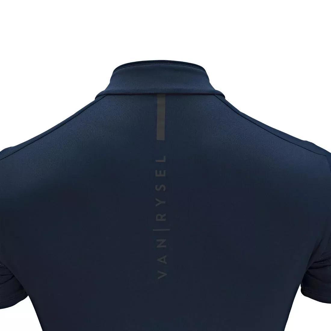 men Short-Sleeved Road Cycling Jersey - Rc500, Navy Blue, , large image number 5
