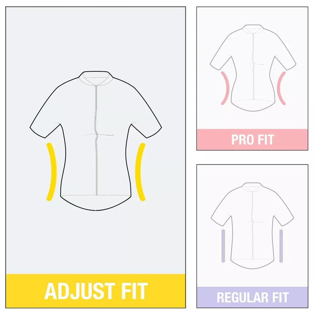 Womens Cycling Short-Sleeved Jersey - 500 Sunplant, Blue, , large image number 10