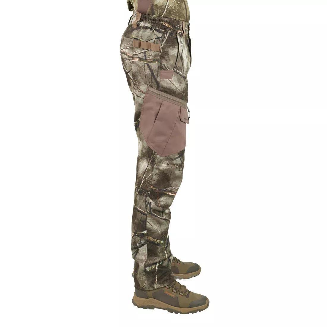 Breathable Hunting Trousers Treemetic 500 Camouflage, Multicolour, No Color, large image number 0
