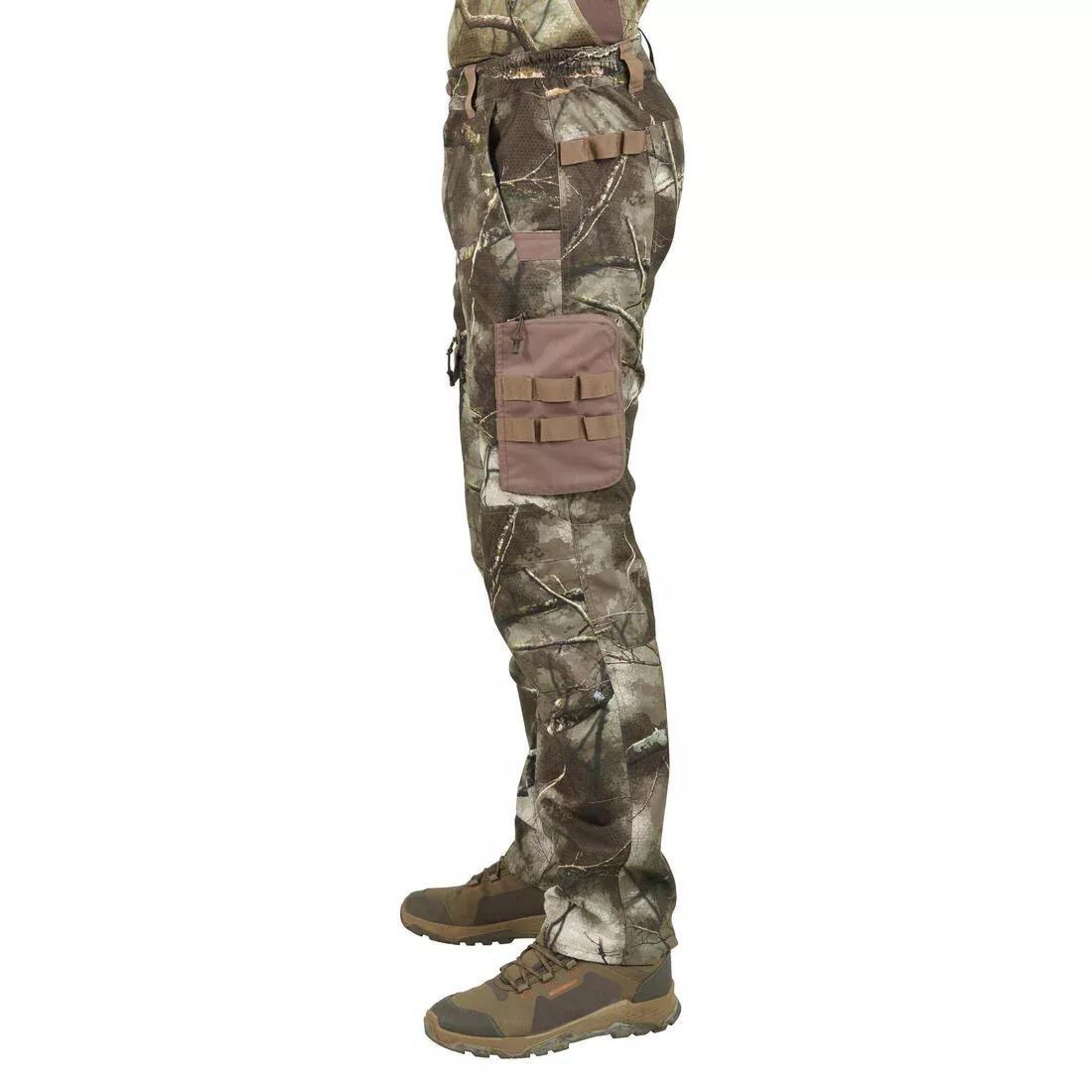 Breathable Hunting Trousers Treemetic 500 Camouflage, Multicolour, No Color, large image number 1