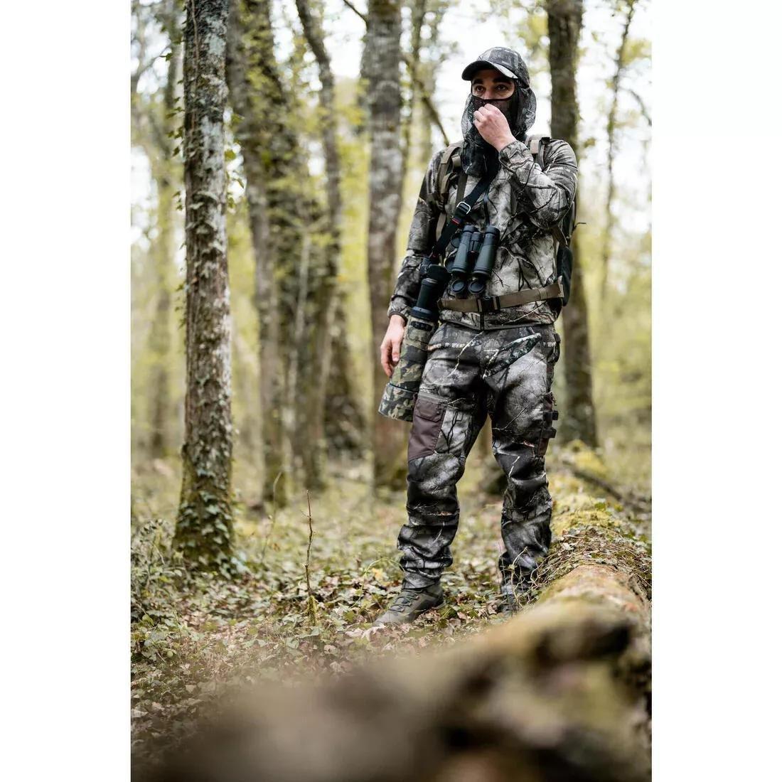 Breathable Hunting Trousers Treemetic 500 Camouflage, Multicolour, No Color, large image number 3
