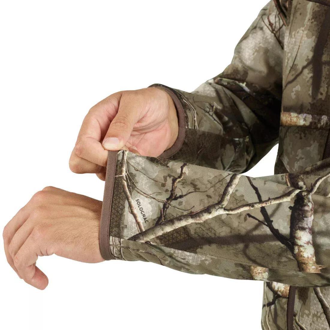 Silent Waterproof Jacket, Woodland Camo, , large image number 9