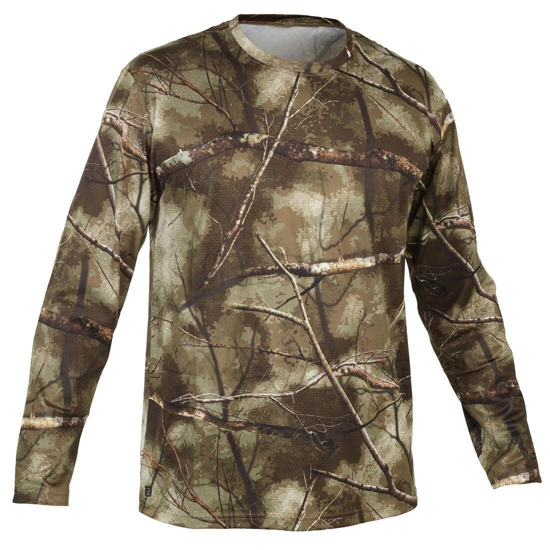 Long-Sleeve Breathable T-Shirt - Treemetic 100 Camouflage, Multicolour, No Color, large image number 1