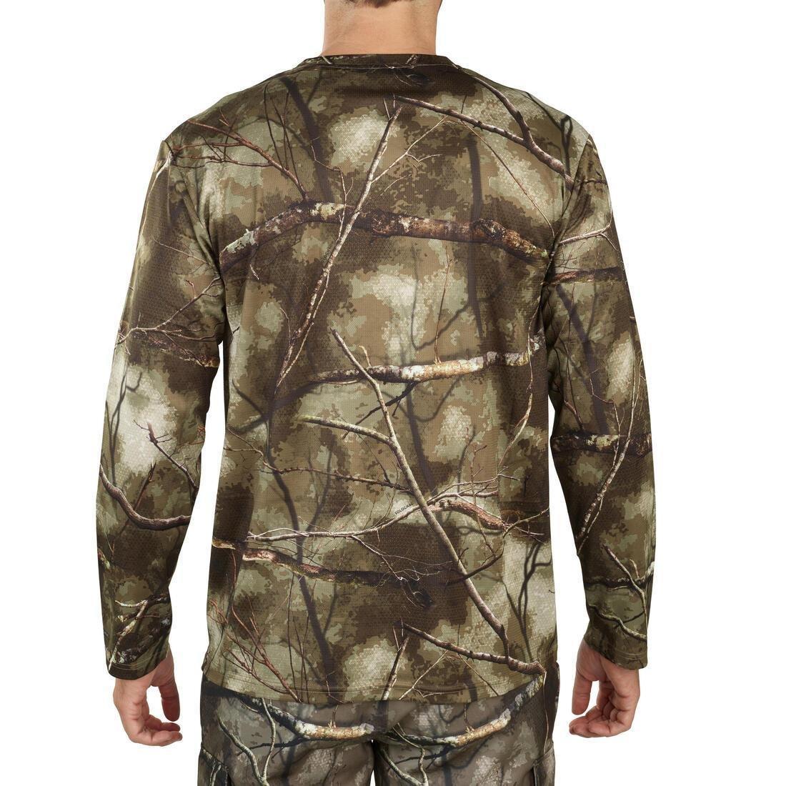 Long-Sleeve Breathable T-Shirt - Treemetic 100 Camouflage, Multicolour, No Color, large image number 4