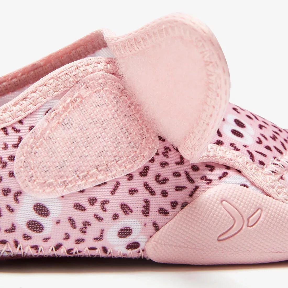 OLD PINK Kids' Baby Light Breathable Bootees - Blue Print, , large image number 4