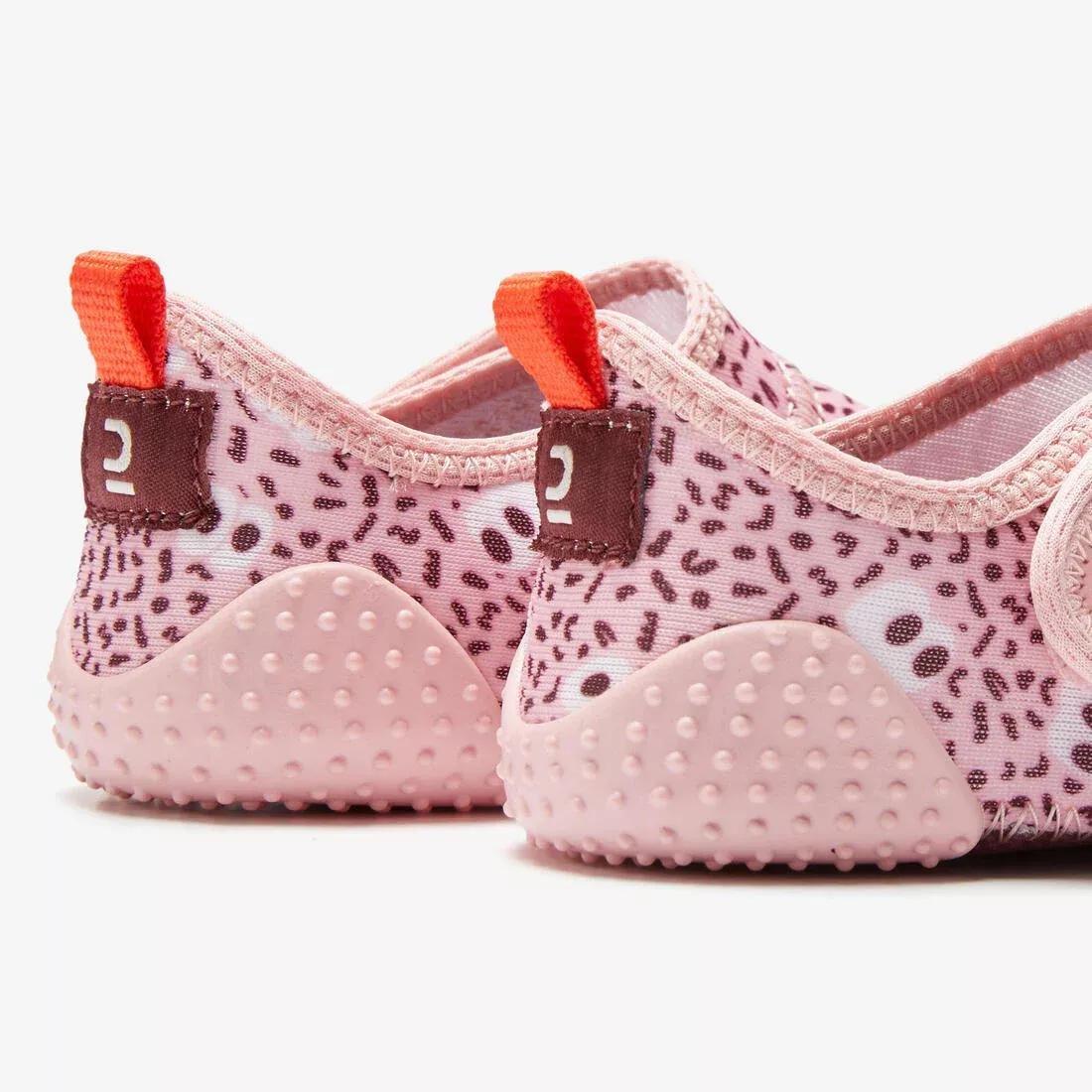 OLD PINK Kids' Baby Light Breathable Bootees - Blue Print, , large image number 7