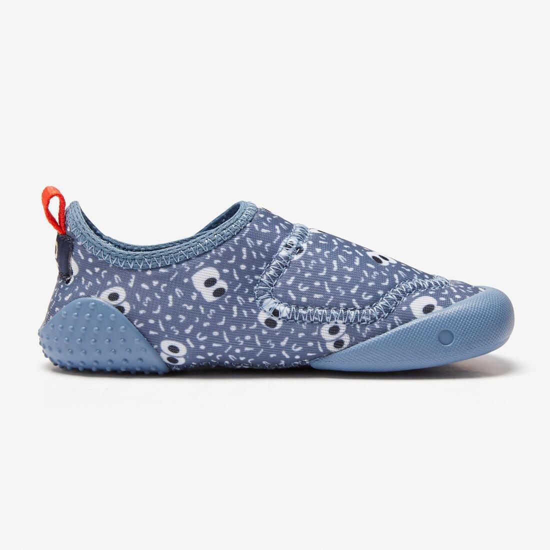 OLD PINK Kids' Baby Light Breathable Bootees - Blue Print, , large image number 12