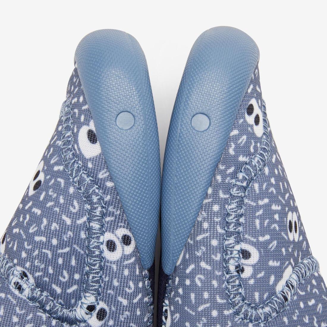 OLD PINK Kids' Baby Light Breathable Bootees - Blue Print, , large image number 14