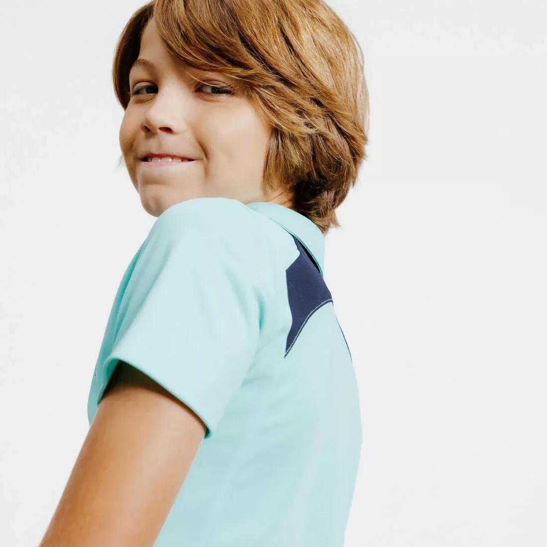 Horse Riding Short-Sleeved Polo Shirt - 500, Navy, No Color, large image number 8