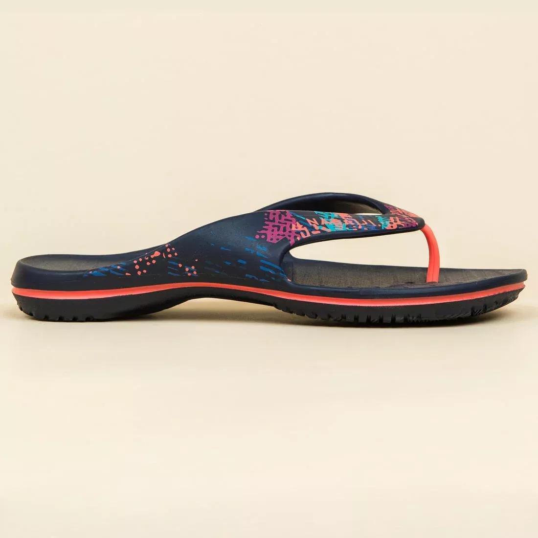 Women Poolside Flip-Flops - Tonga 500, Navy, , large image number 1