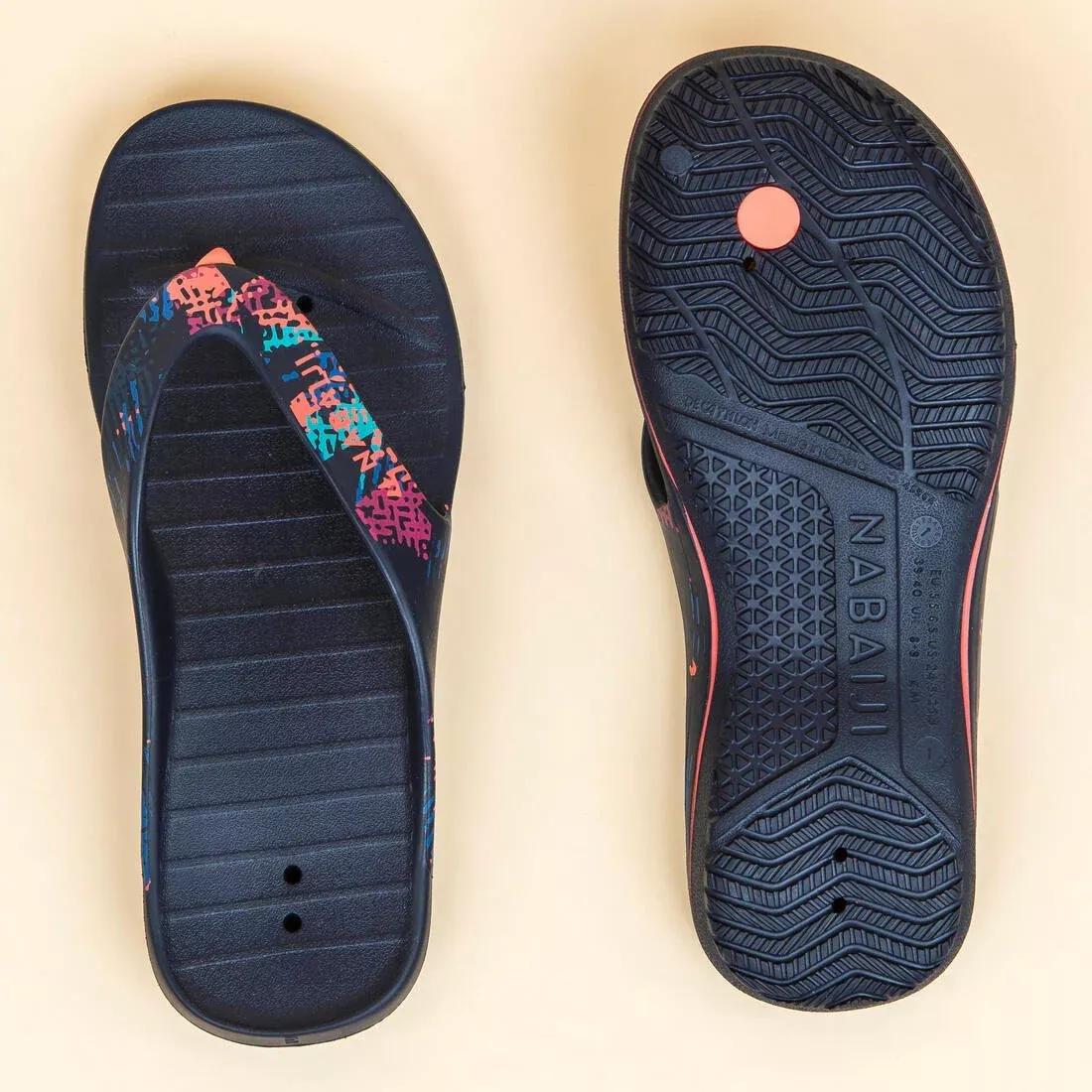 Women Poolside Flip-Flops - Tonga 500, Navy, , large image number 2