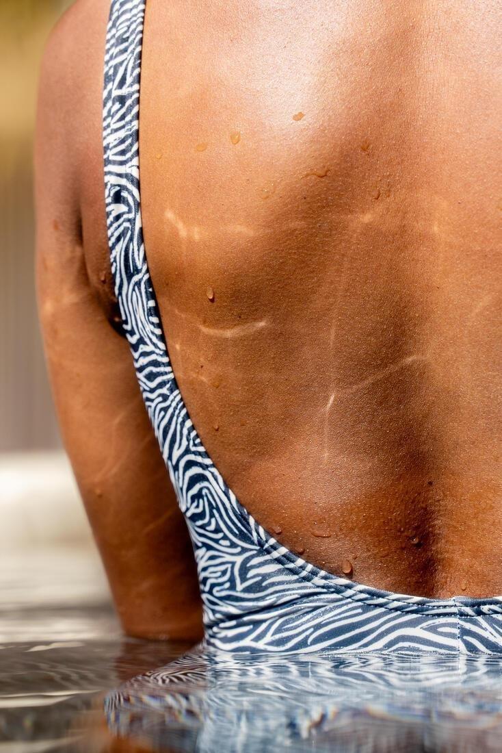 Women 1-Piece Swimsuit - Heva Joy Fern, White, No Color, large image number 9