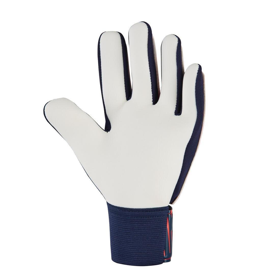 Kids Unisex Football Goalkeeper Gloves First, Navy, , large image number 4