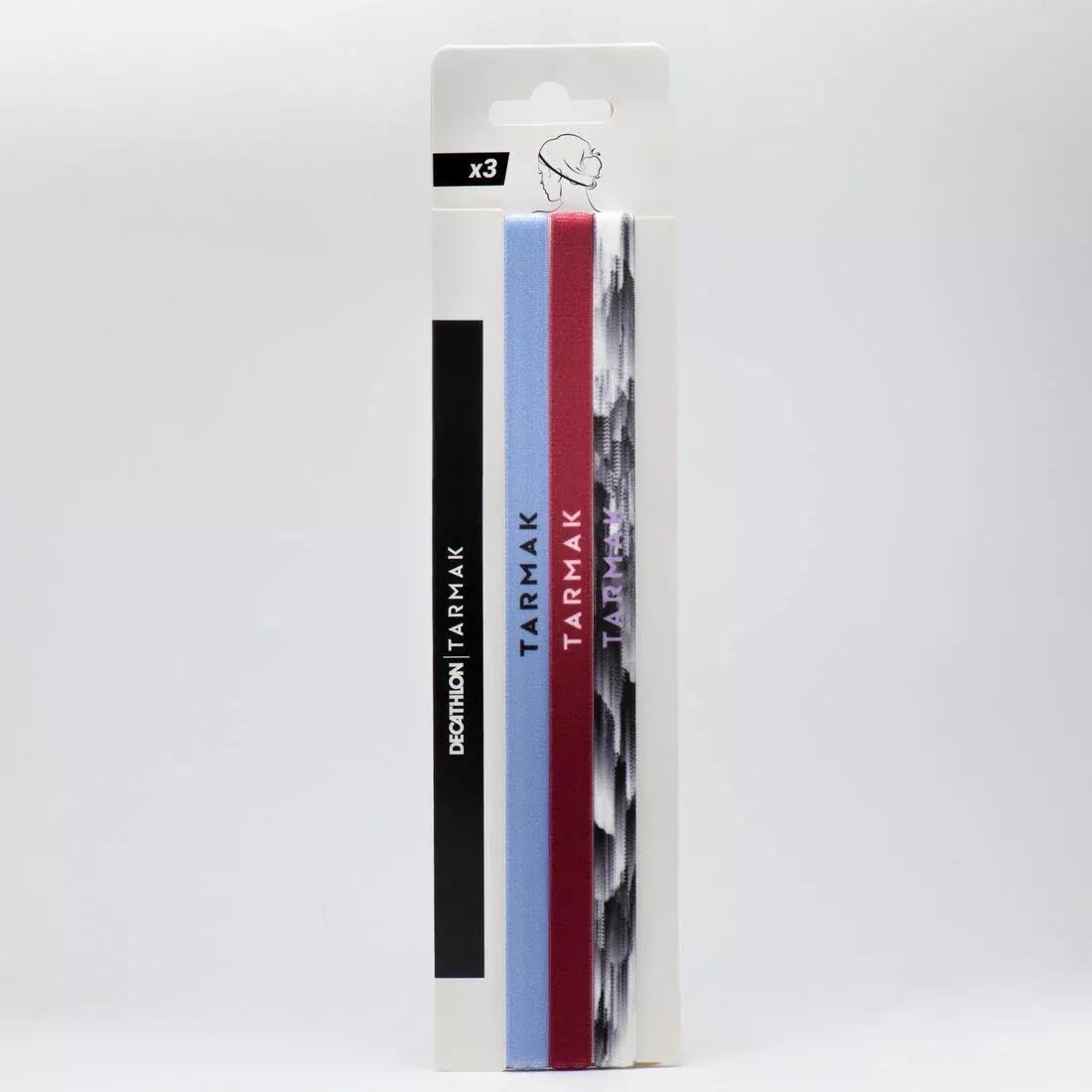 TARMAK--HAIRBAND W PURPLE-RED- BLACK/WHITE, 5401_000, large image number 5