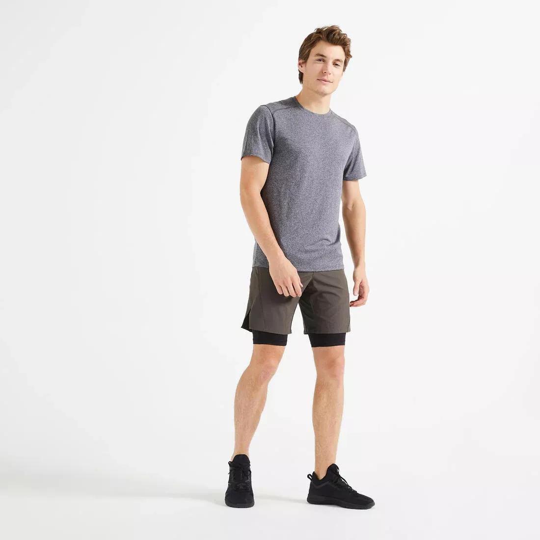 Men Shorts 2 in 1, Grey, , large image number 9