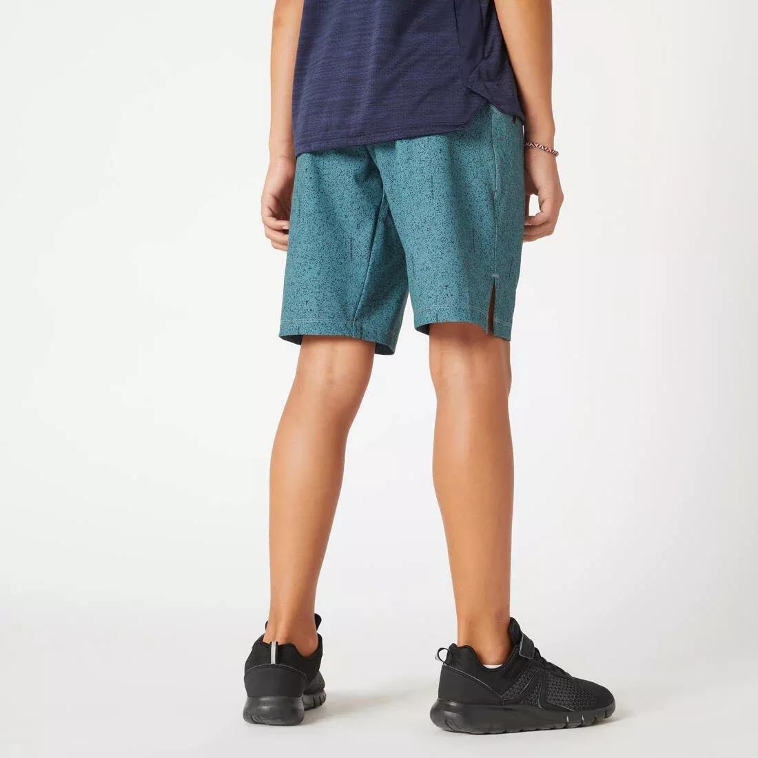 Kids Boys Breathable Gym Shorts - W900, Blue, , large image number 8