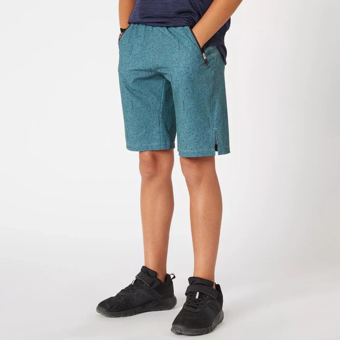 Kids Boys Breathable Gym Shorts - W900, Blue, , large image number 11