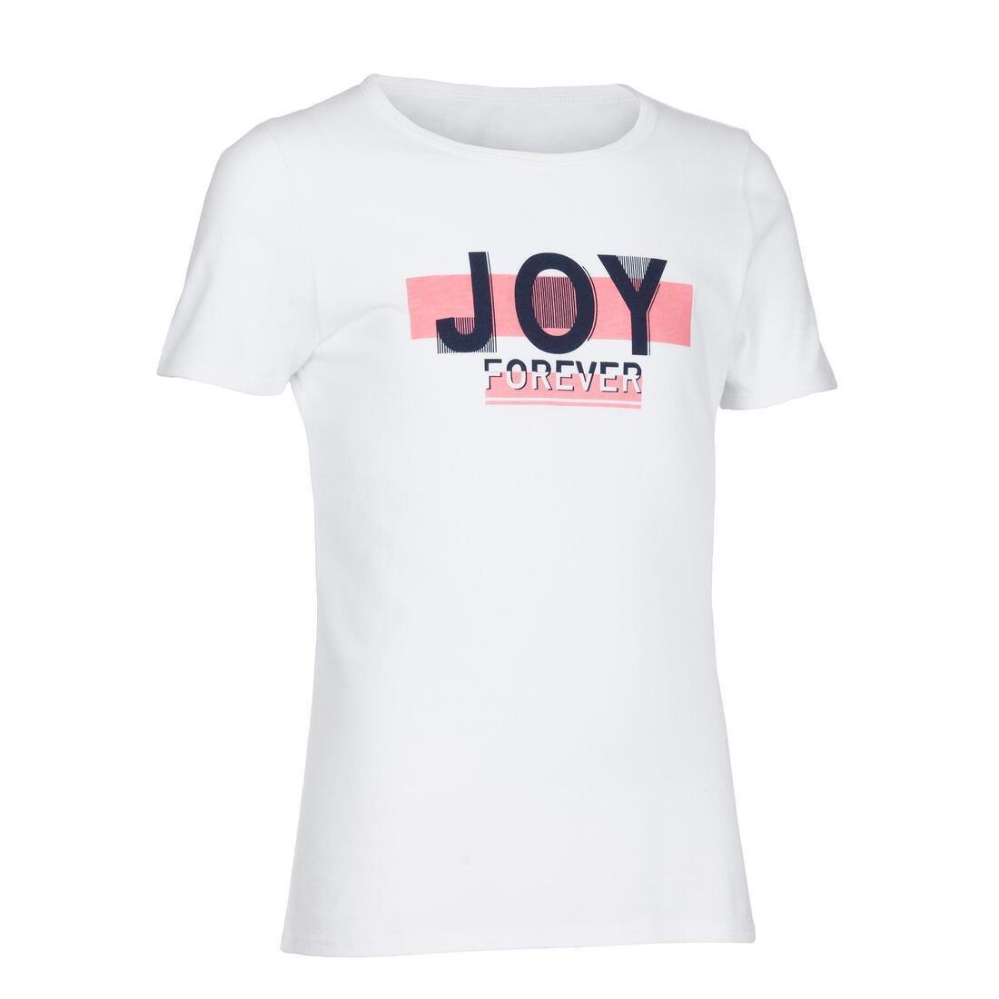 Kids Girls Short-Sleeved Gym T-Shirt - 100 Print, Pink, , large image number 11
