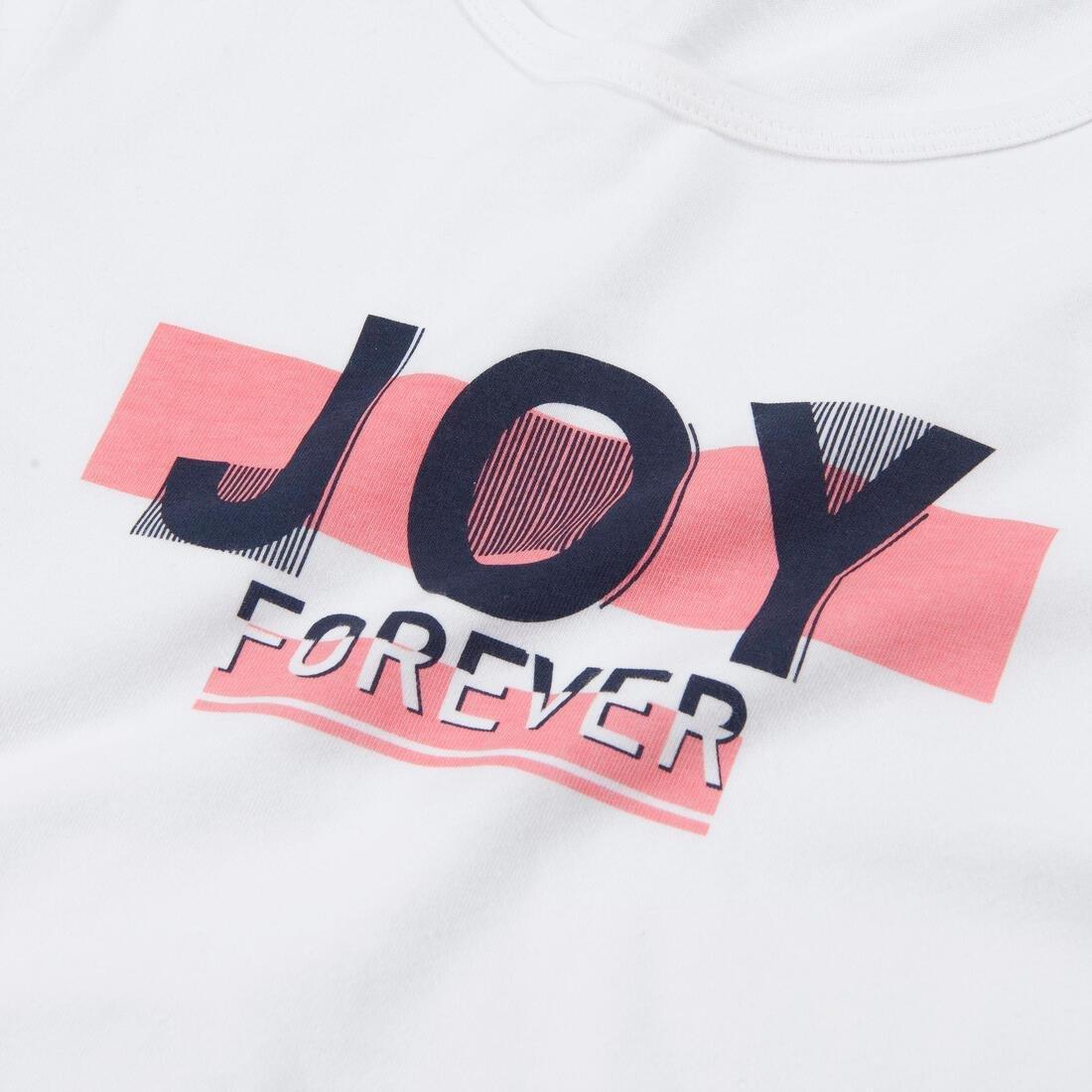 Kids Girls Short-Sleeved Gym T-Shirt - 100 Print, Pink, , large image number 12