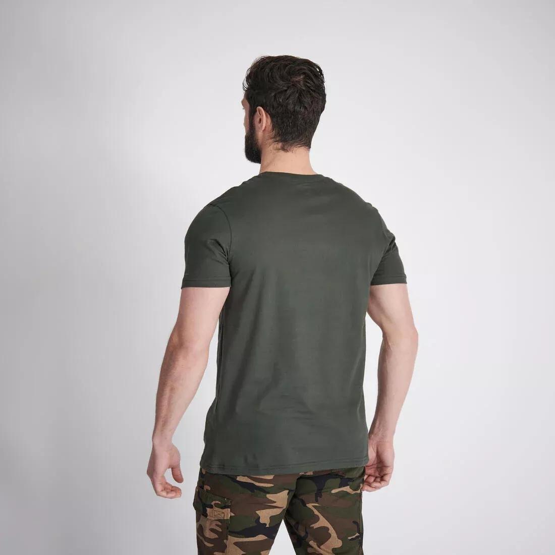 SOLOGNAC--T-SHIRT MC HUNTING D OG GREEN, , large image number 1