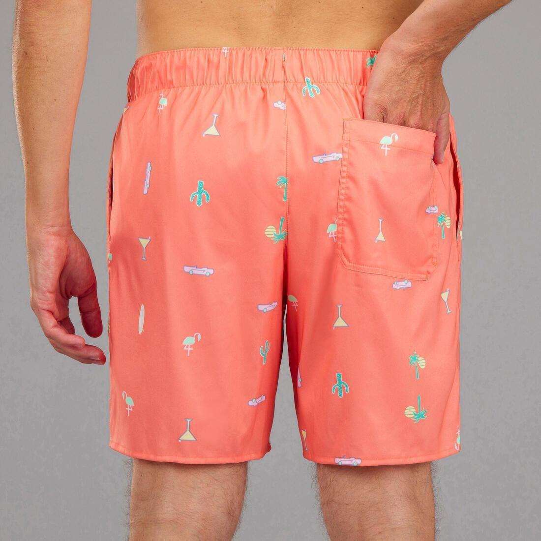 Surfing Standard Boardshorts - 100 Nico, Red, , large image number 4