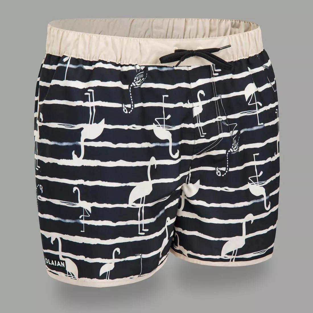 BLACK Surfing Short Boardshorts 100 - SUNSTRIPE, No Color, medium
