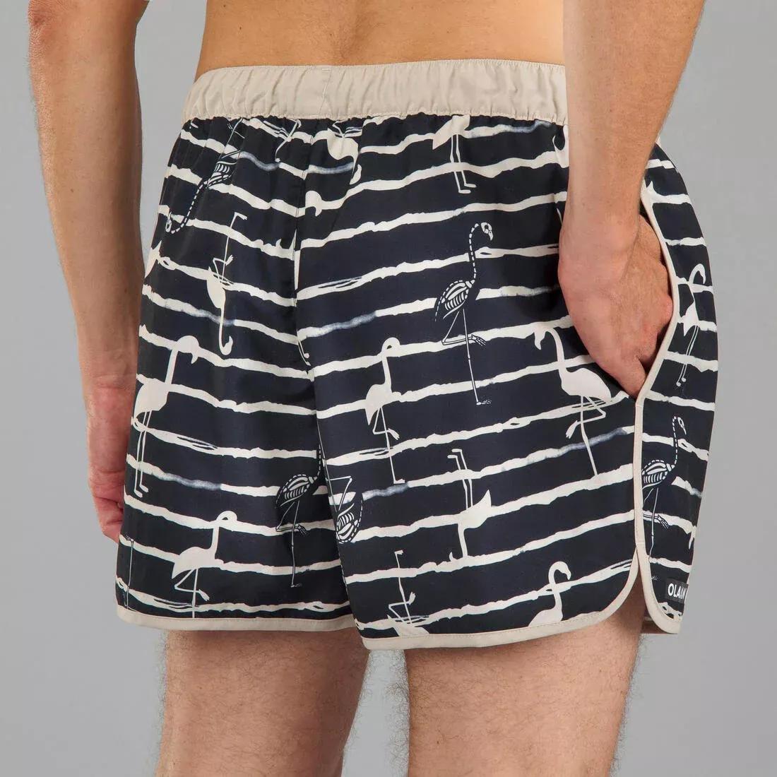 BLACK Surfing Short Boardshorts 100 - SUNSTRIPE, No Color, large image number 6