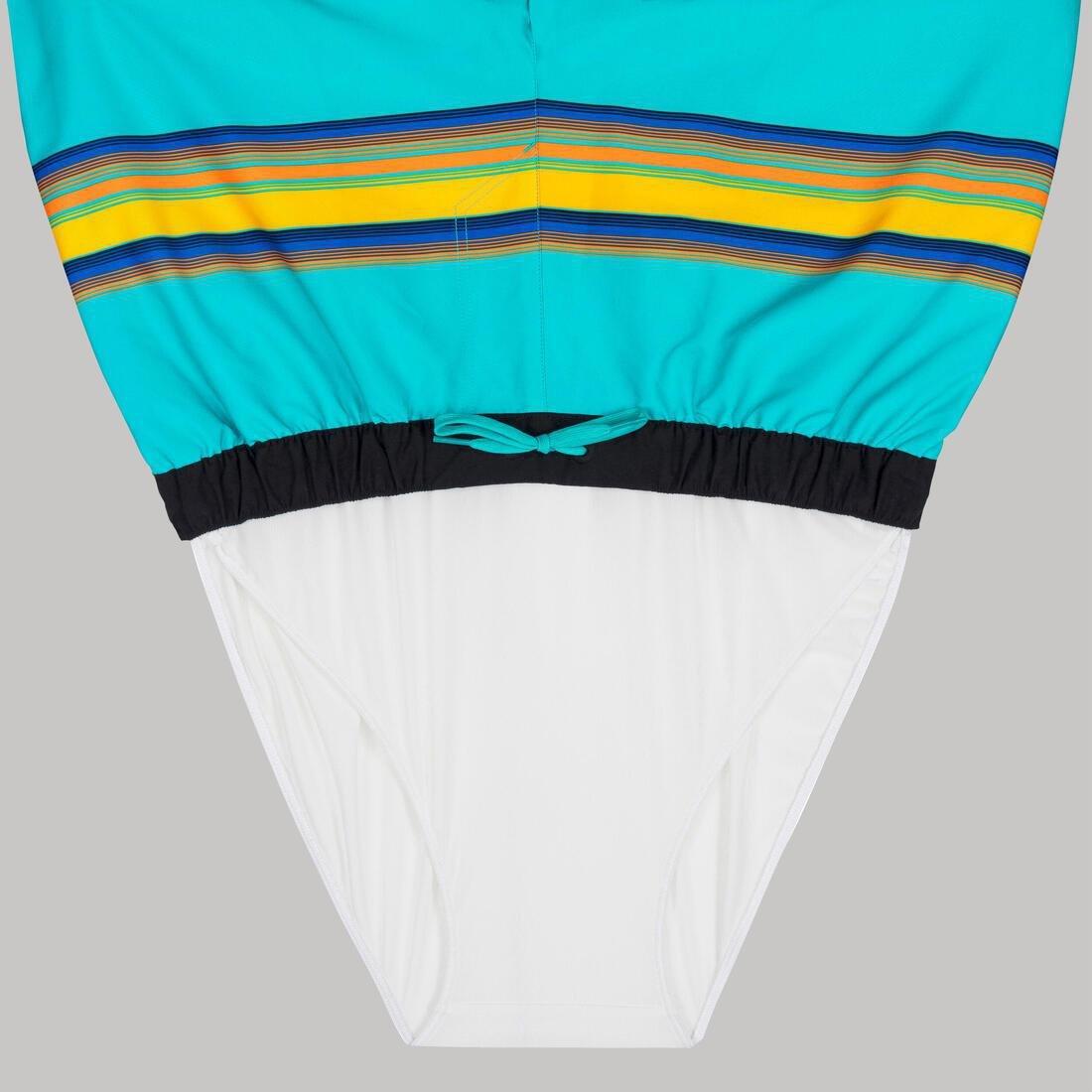 Men Surfing Short Boardshorts - 100 Sunstripe, Blue, , large image number 13