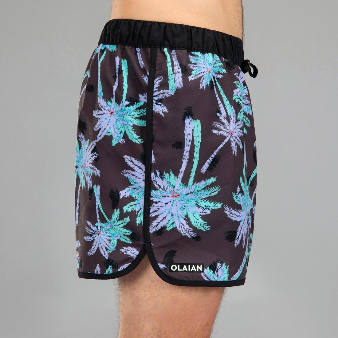 Surfing Short Boardshorts - 100 Sunstripe, Khaki, , large image number 4
