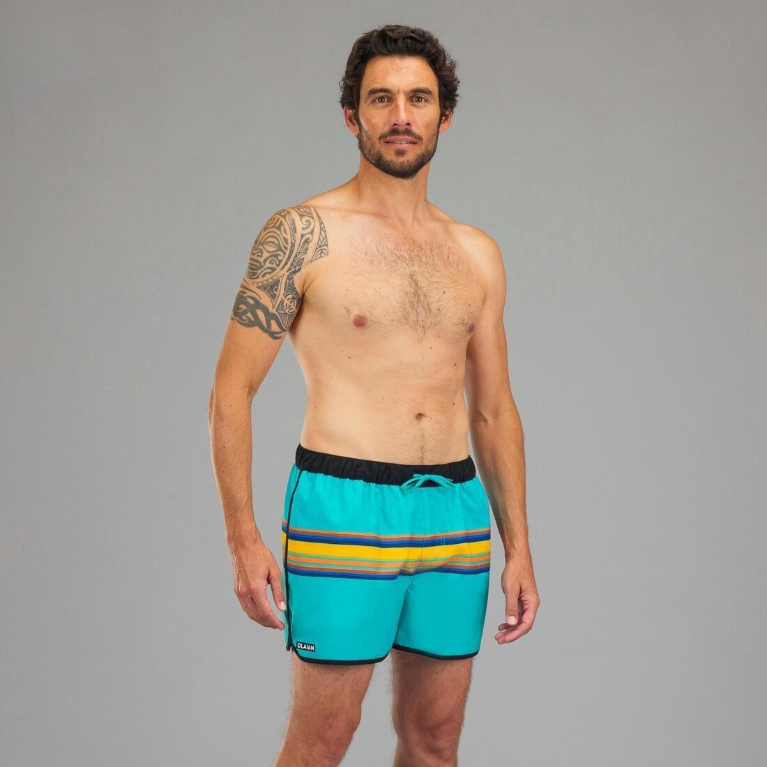 OLAIAN - Surfing Short Boardshorts - 100 Sunstripe, Khaki