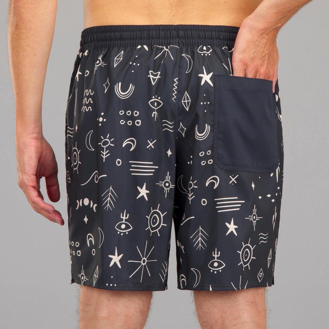 Surfing Long Boardshorts - 100 Symbol, Black, No Color, large image number 9