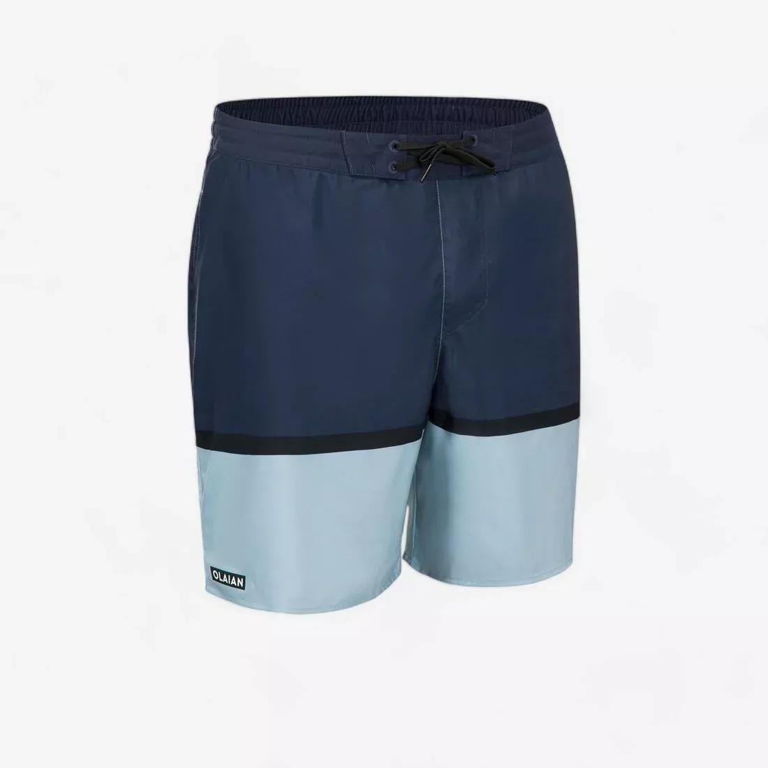 Surfing Long Boardshorts - 100 Symbol, Navy, No Color, medium