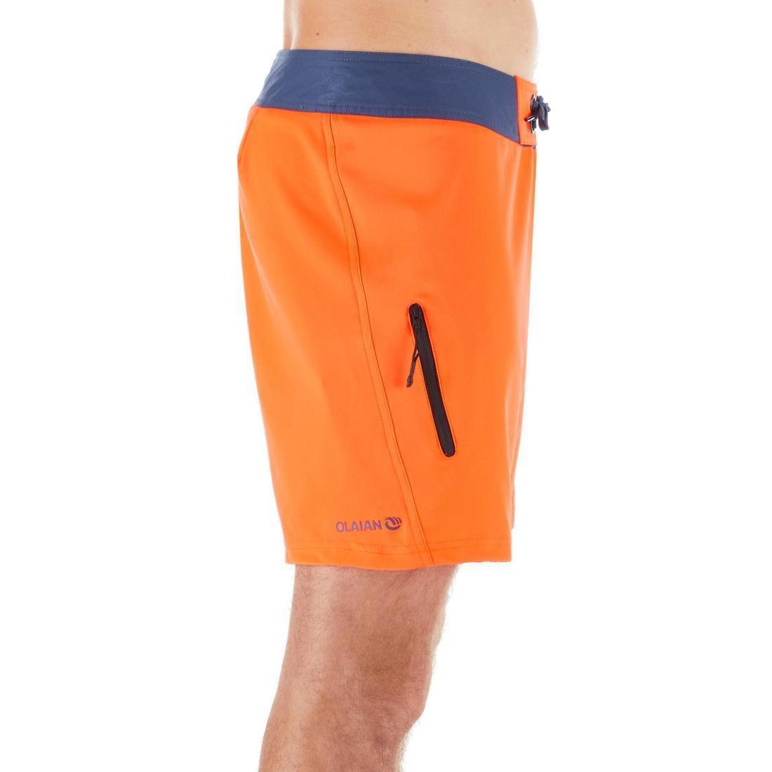 Surfing Short Boardshorts - 500 Summer, Grey, , large image number 5