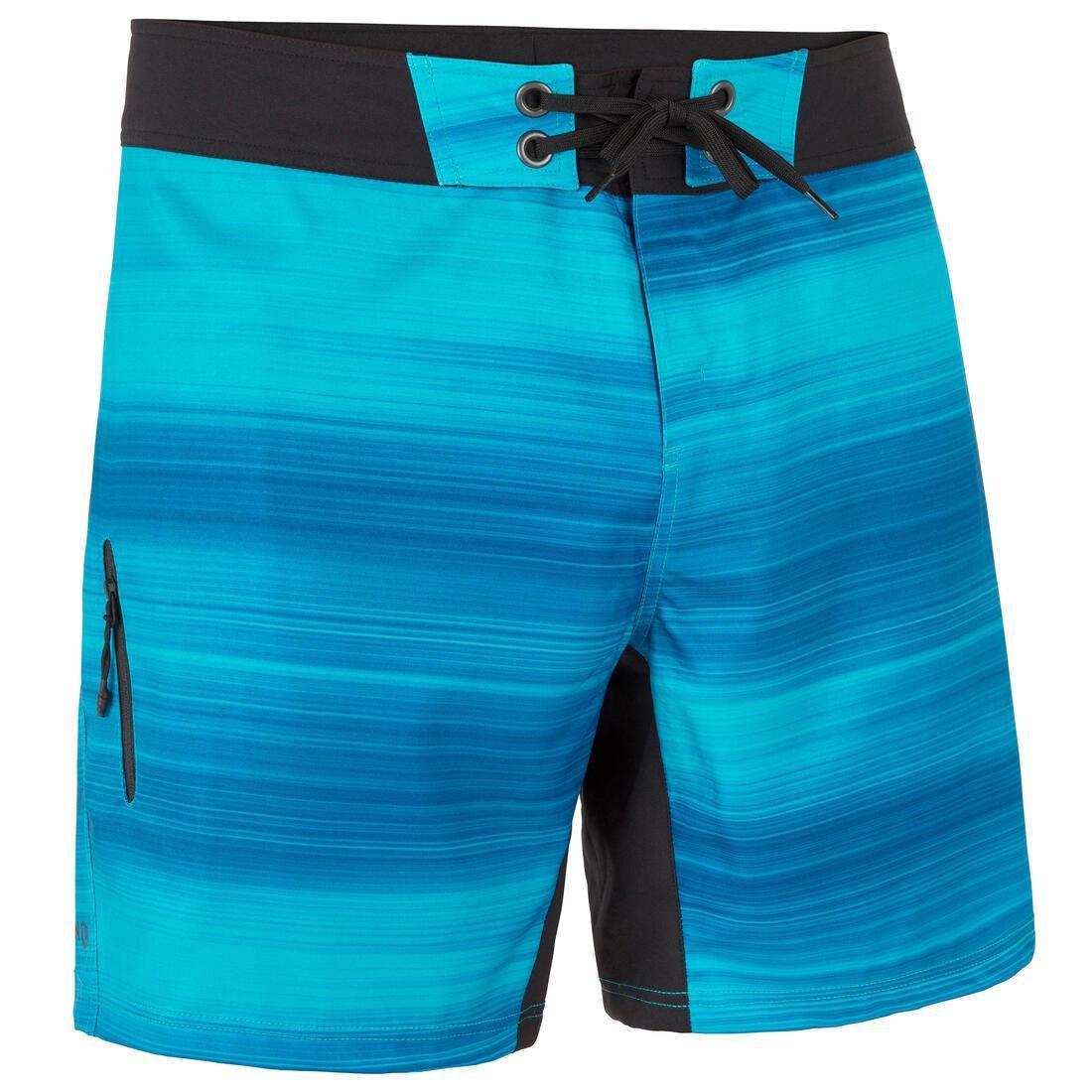 Surfing Short Boardshorts - 500 Summer, Grey, , large image number 8