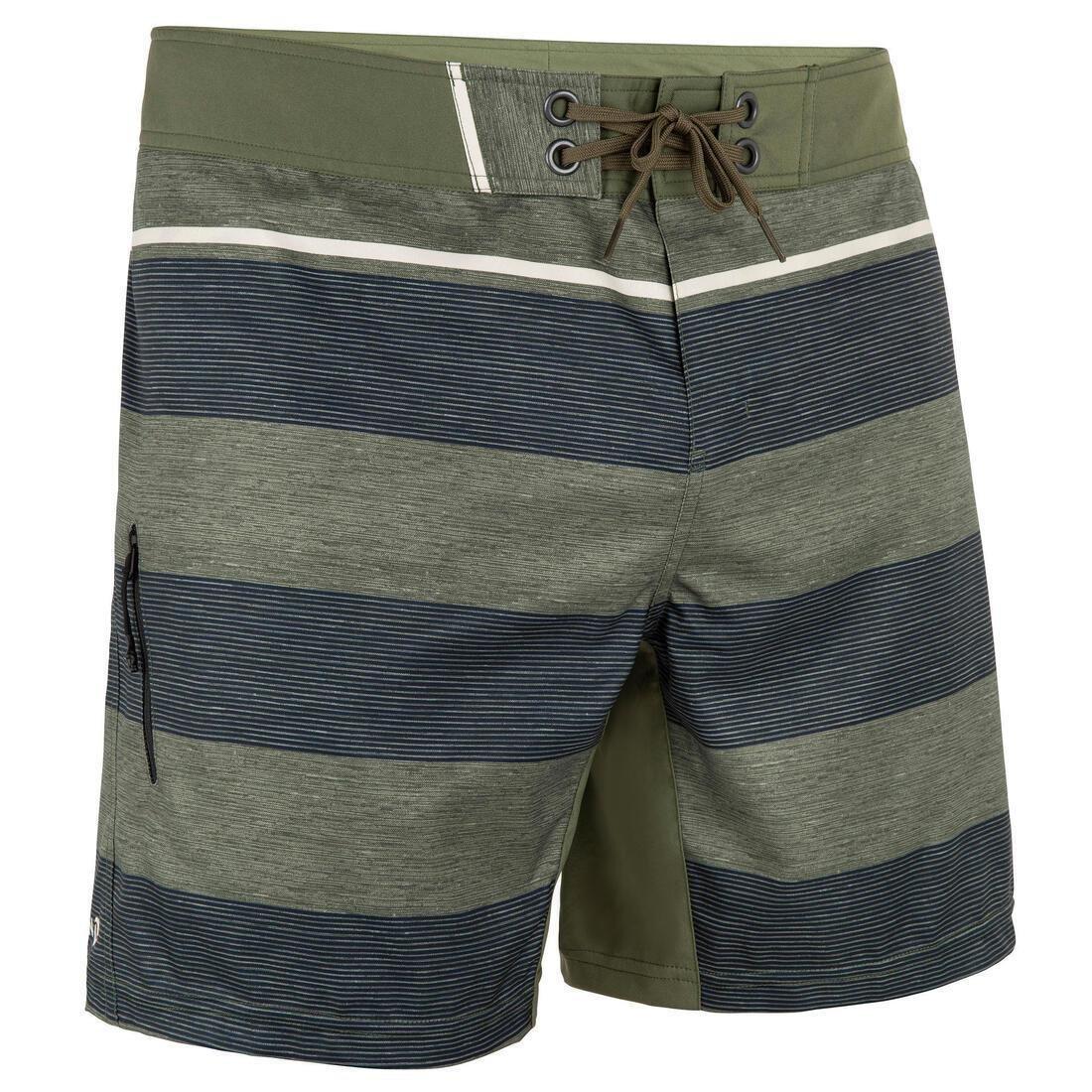 Surfing Short Boardshorts - 500 Summer, Grey, , large image number 13