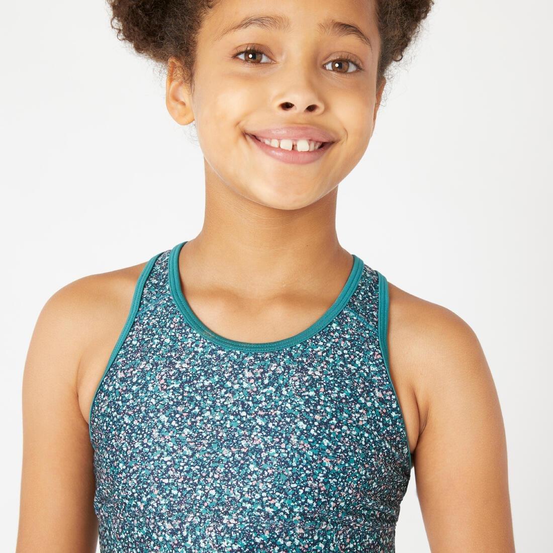 Kids Girls Breathable Sports Bra, Navy, , large image number 14