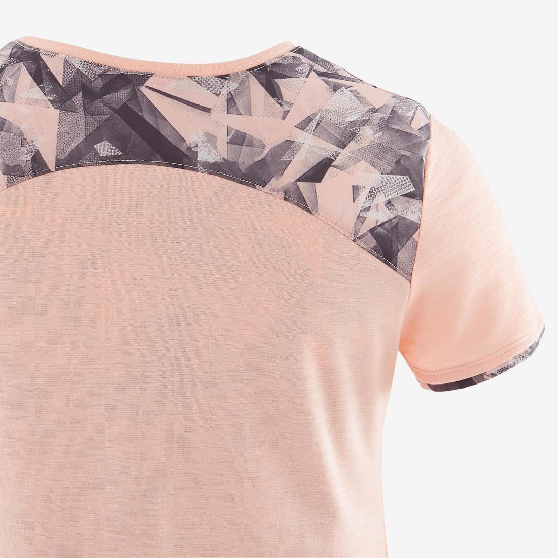Kids Girls 2-In-1 Breathable T-Shirt, Pink, , large image number 2