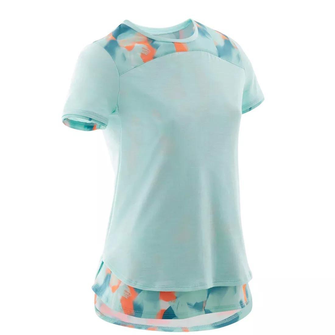 Kids Girls 2-In-1 Breathable T-Shirt, Pink, No Color, large image number 3