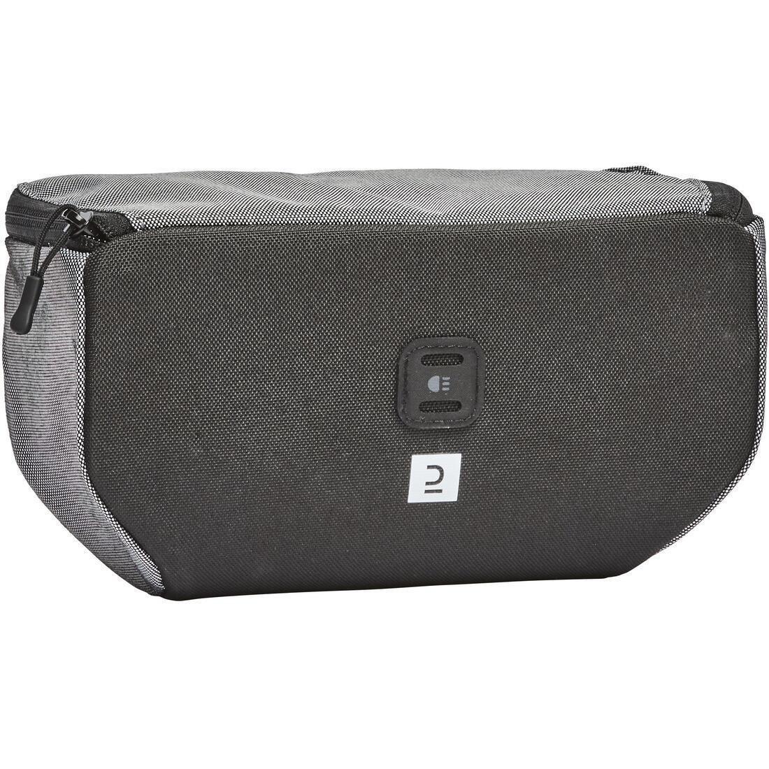 Kids Handlebar Bike Bag, Black, No Color, large image number 2