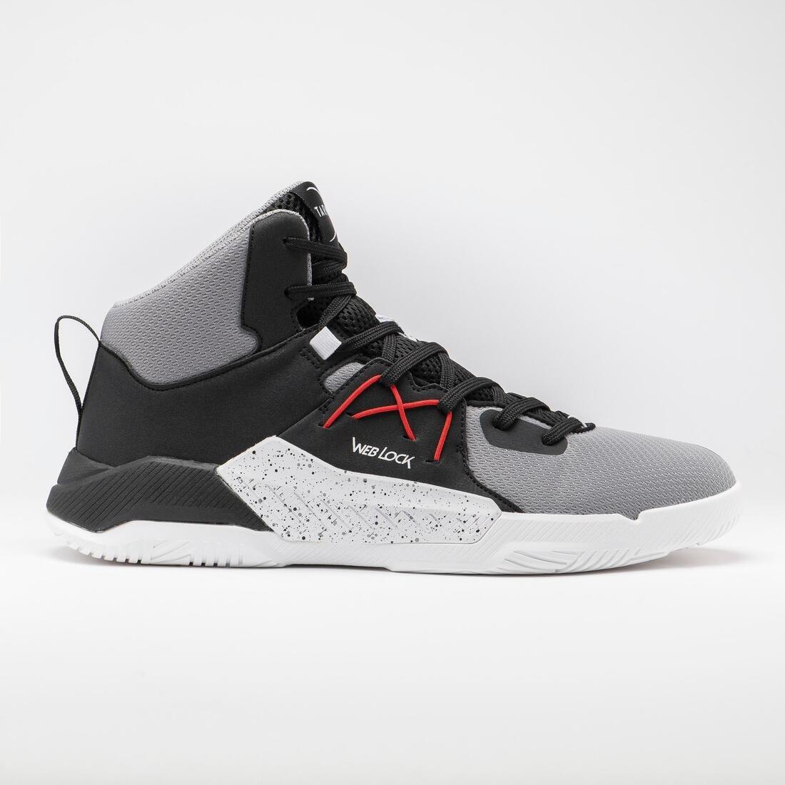 Adults Beginner Basketball Shoes - Protect 120, Grey, No Color, large image number 1