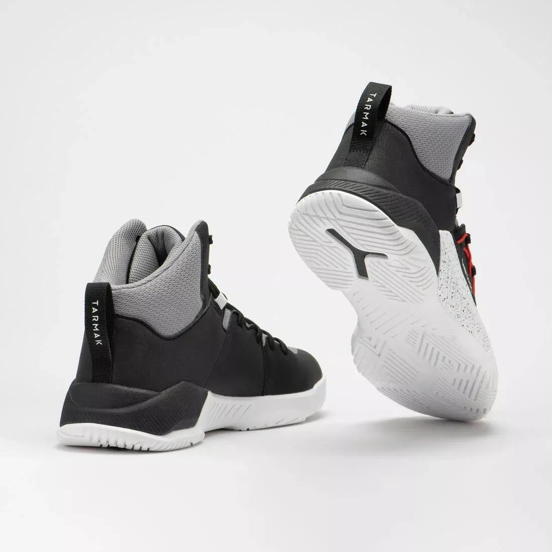 Adults Beginner Basketball Shoes - Protect 120, Grey, No Color, large image number 3