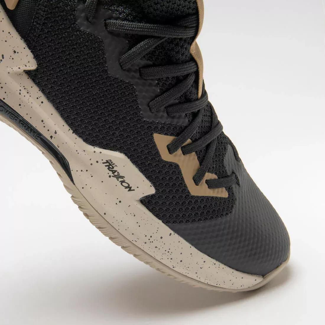 BLACK Men's/Women's Low-Rise Basketball Shoes Fast 500, No Color, large image number 3