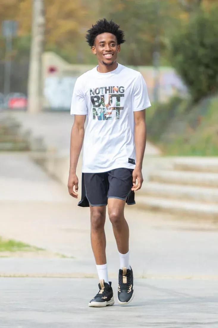 BLACK Men's/Women's Low-Rise Basketball Shoes Fast 500, No Color, large image number 8