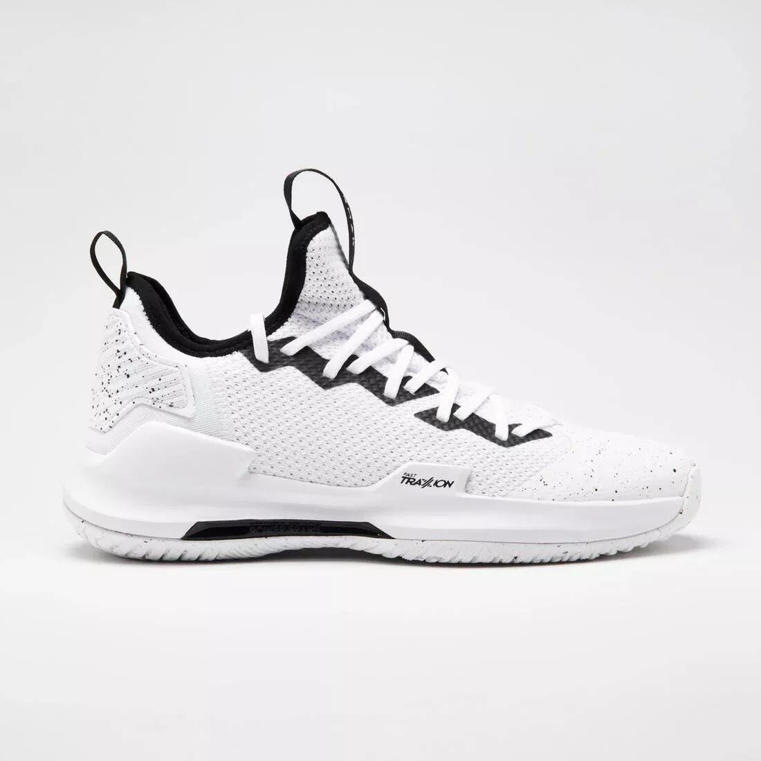 Adult Low-Rise Basketball Shoes - Fast 500, White, , large image number 0