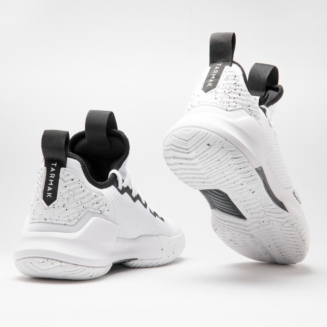 Adult Low-Rise Basketball Shoes - Fast 500, White, , large image number 2