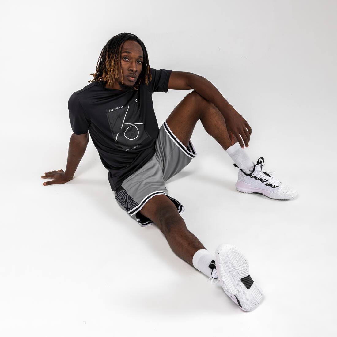 Adult Low-Rise Basketball Shoes - Fast 500, White, , large image number 7