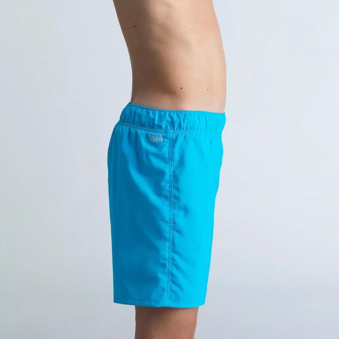 Kids Boys Swimming Shorts - 100 Basic, Blue, , large image number 9