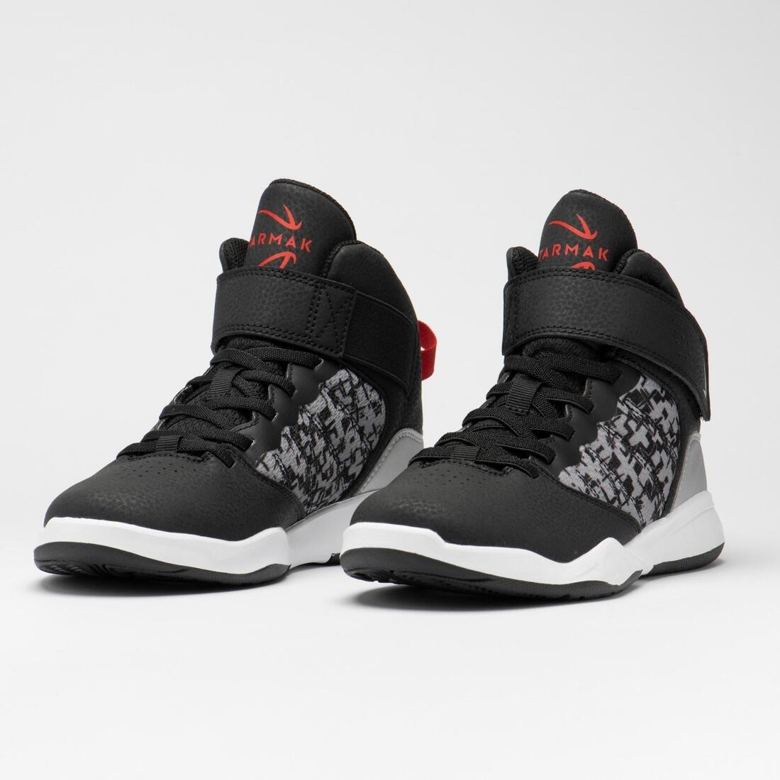 Kids Beginner Basketball Shoes - Se100, Black, , large image number 2